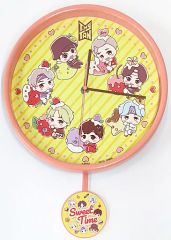 [중고]두고 시계·벽걸이 시계 TinyTAN(BTS/방탄 소년단) Sweet Time 프리미엄 스윙 월 클락 [TinyTAN]