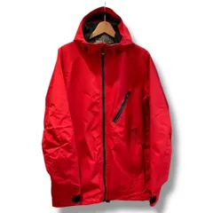 BURTON バートン AK 2L CYCLIC JACKET ボードウェア サイズS レッド×ブラック GORE-TEX フード付き ウィンタースポーツ スノーボード メンズ 冬 ゴーゴー古着マルイ北千住店 草1885T