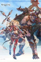 【中古】タペストリー ゼタ＆バザラガ オリジナルB2タペストリー 「PS5/PS4ソフト GRANBLUE FANTASY：Relink」 ビックカメラグループ購入特典