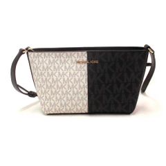 【新品 未使用】MICHAEL KORS マイケルコース アウトレット ショルダーバッグ レディース ジェットセット ツートン ロゴ ブラック 35F4GTVC1V BLACK