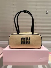 【今日特価】Miu Miu Bowling Briefcase ミュウミュウ ボーリング ブリーフケース-WTO輸入2