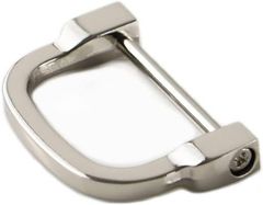 4個セット Dカン ネジ式 43mm 内径30mm D型 バッグ 持ち手 ハンドメイド 修理 交換 　シルバー 42a