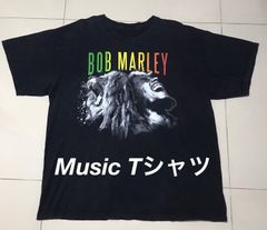 TM7 BOB MARLEY ボブマーリー☆古着/映画・バンド・ロック・フォト・音楽系・HIPHOP・レゲエTシャツ/半袖/黒色