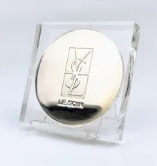 希少 イヴサンローラン YSLミラー 手鏡  LE SOIN クリスタルガラス鏡 ハンドミラー 透明 ポケットミラー ビジネス コスメ ミニミラー 化粧道具 化粧用品 女性用鏡 レディースミラー スキンケア パーティー 結婚 デート お出かけ レディース