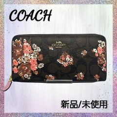 【COACH新品】　シグネチャー メドレーブーケ フローラル プリント　長財布
