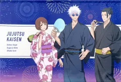 【中古】タペストリー 五条悟＆夏油傑＆家入硝子 ビジュアルタペストリー 「TOHO animation オンラインくじ 呪術廻戦 懐玉・玉折 夏祭り」 S賞