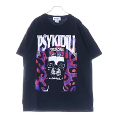 KIDILL グラフィックTシャツ ブラックUSATOUR ダメージ加工ありXL KIDILL(キディル) 24SSジップダメージ加工デニムシャツKL798