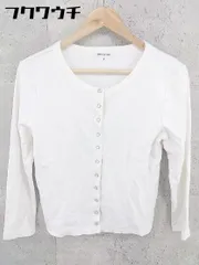 ◇ NATURAL BEAUTY BASIC ナチュラルビューティーベーシック 長袖 カーディガン サイズM ホワイト レディース 【中古】 【1002802360008】