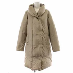 セオリーリュクス theory luxe ADRIENNE VANESSA ダウンコート ロング ショールカラー 38 M ベージュ /YI41のサムネイル