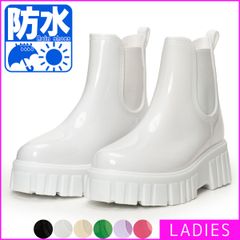 【新品・未使用】 レインブーツ レディース 女性 婦人 レインシューズ ショートブーツ 雨の日 梅雨 キャンプ 野外 フェス 通勤 通学 防水 雨靴 レジャー 靴 シューズ 23 23.5 24 24.5 25 ホワイト 白 NXLIKRB-0005-CPM3