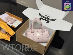 【今日特価】MCM Mini Boston Pillow Bag メシューエム ミニ ボストン ピローバッグ-WTO輸入1