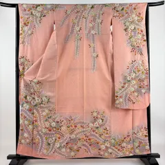 振り袖　セット　翠山工房　辻ヶ花　落款入り　全通袋帯　363 翠山工房 落款 セット 辻ケ花 辻ヶ花 袋帯 辻が花 訪問着 青
