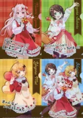 【中古】クリアファイル 全4種セット A5クリアファイル 「ホロライブ×ファミリーマート 第6弾」 対象商品購入特典 第1弾