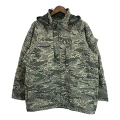 00年代 米軍実物 U.S.AIRFORCE APECS GORETEXパーカージャケット ミリタリー ABUカモ (メンズ X-LARGE LONG) 中古 古着 S4663