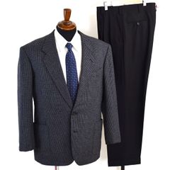 5XG078】TAILOR KOMIYA セパレート 2つボタン シングルスーツ M AB6 ダークグレー 千鳥格子 極 定番 人気 通勤 営業 合冬 春秋冬 【中古】【メンズビジネス】202507