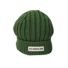 アニヤハインドマーチ ANYA HINDMARCH ヒートテックニットビーニー ニット帽 レディース ONE SIZE 