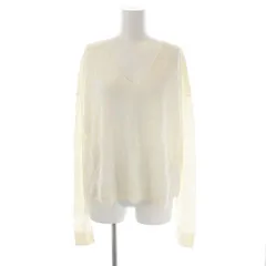 アクネ ストゥディオズ Acne Studios Vネックニット カットソー 長袖 リネン S オフホワイト /DO ■OSのサムネイル