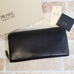 未使用品】プレリーギンザ コードバン1957 グリーン 長財布 お札入れ
