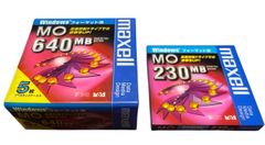 【maxell／マクセル】MO 640MB 5枚入り＋MO 230MB 1枚入り