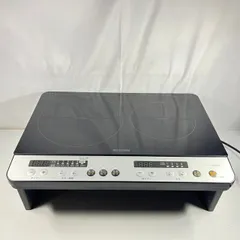 アイリスオーヤマ　２口IHコンロ　IHK-W12SP-B　専用台付き『中古良品』2019年式 楽天市場】アイリスオーヤマ アイリスオーヤマ 2口IHコンロ脚付