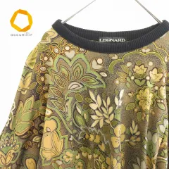 レオナール LEONARD ドルマン カットソー 花柄 838786のサムネイル
