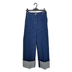 グッチ 721923 XDB56 GGカフ フレア デニムパンツ 26(S) - メルカリ