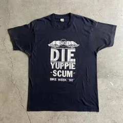 90年代 Harley-Davidson ハーレーダビッドソン ツートンカラー BIKE WEEK 1990 ロゴプリント Tシャツ メンズM-L相当 