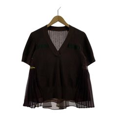 Sacai　ニットトップス　ブラウン　SIZE 1　17-03212