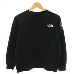 ザノースフェイス THE NORTH FACE スクエアロゴクルー Square Logo Crew スウェット トレーナー 長袖 S 黒 ブラック NT61931 /YT