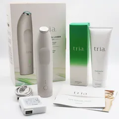 新古品 tria トリア パーソナルレーザー脱毛器 プレシジョン ホワイト/ダブ ジェル付き ER7-01-55のサムネイル