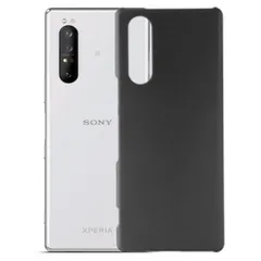 Xperia 1 II ケース SO-51A SOG01 エクスペリア１ マーク2  耐衝撃 シンプル さらさら ハード ケース 【Color】 ブラック