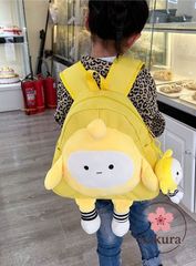 子供用リュックサック カートゥーン 可愛い 通園 通学 バッグ 軽量 キッズバッグ 幼稚園 小学生 男女兼用 帆布