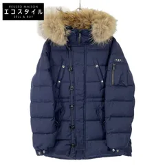 美品】タトラス ANGORA 高級Rライン ダウンコート ネイビー 03 【公式