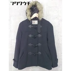 ■ 179/WG イチナナキュウ/ダブルジー フェイクファー 長袖 ダッフル コート サイズ38 ネイビー レディース  【中古】 【1002801974466】のサムネイル