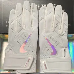 NIKE Trout Elite ホワイト ピンク バッティンググローブ