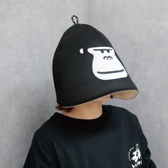 ベストサウナハット 良質蒸温 虚無僧 メッシュ ゴリラ《笑顔》 - メルカリ