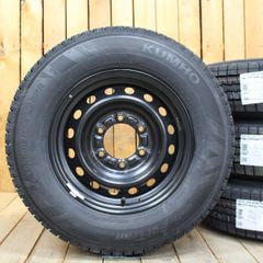 2024年製 200系 ハイエース 純正 新車外し ホイール 15インチ 195/80R15 107/105 韓国製 クムホ 新品 スタッドレスタイヤ 4本SET