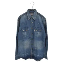 BLUE BLUE (ブルーブルー) Denim Western L/S Shirt デニムウエスタン 長袖シャツ インディゴ