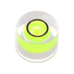 uxcell ラウンドバブルレベル 8x5.5mm ミニ円形ブルズアイ水準器 カメラ三脚 望遠鏡 ワークショップ ターンテーブル 写真フレーム 水平出し用 緑