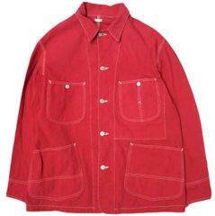 A.PRESSE アプレッセ 22SS 日本製 Coverall Jacket 製品染めカバーオールジャケット 22SAP-01-05M 1 RED アウター g21986