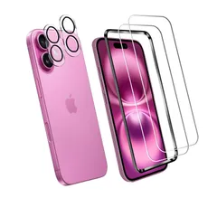 【在庫セール】液晶保護ガラスフィルム 用の 16 16 いiPhone 飛散防止 気泡防止 PCduoduo 硬度9H 高透過率 日本旭硝子素材AGC 保護フィルム 保護フィルム アイフォン16 超薄型 【簡単貼り付け】 ガラス 液晶 2*カメラフィルム 【ガ