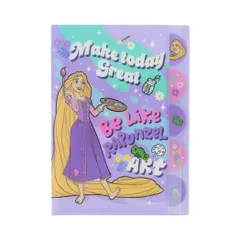 【メール便】塔の上のラプンツェル ポケットファイル ダイカットクリアファイル5P A4 ラプンツェル ディズニープリンセス サンスター文具 新学期準備文具 キャラクター グッズ 