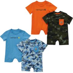 【新品】カーハート ベビー服 2枚パック ロンパース セット Carhartt ロゴ キッズ 子供服 男の子 女の子 プレゼント 正規品 CG8844 CG8845
