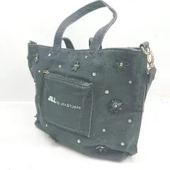 ◇ Θ JILL by JILLSTUART ジル バイ ジルスチュアート 2way ショルダー ハンドバッグ トートバッグ ブラック レディース E  【1504240005812】