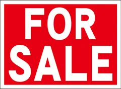 かんたん看板Ｓサイズ「ＦＯＲ ＳＡＬＥ」【不動産】屋外可のサムネイル