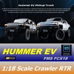 HUMMER EV 1:18 Scale Crawler / FMS FCX18 RTR GMC オフィシャルライセンス製品 リアルな作りで性能も良い クローラー