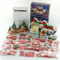 未使用長期保管品 クリスマス オーナメント くま 置物 写真立て Xmas用品 クリスマスツリー 飾り付け まとめ#12656