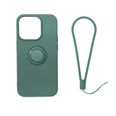 【 新品 未開封 】 ROYALMONSTER iPhone 14ProMAX 用シリコン製ケース(リング付・カーキ) Royal Monster(ロイヤルモンスター) RM-14PMSili-KH 未使用 送料無料