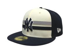 NEWERA (ニューエラ) オンフィールド 2024 MLB All-Star Game workout ニューヨーク・ヤンキース クローム 7 8/3 ホワイト ネイビー ウィメンズ/036のサムネイル