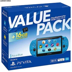 (本体)プレイステーションVita PlayStation Vita 16GB バリューパック Wi-Fiモデル アクア・ブルー(PCHJ-10033) ソニー・インタラクティブエンタテインメント